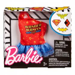 Mattel Barbie DC Comics Wonder Woman Red And Blue Top Fashion FYW84 / FLP53 887961603118