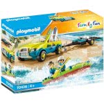 Playmobil Αυτοκίνητο Με Ανοιχτή Οροφή Και Κανό 70436 4008789704368