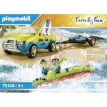 Playmobil Αυτοκίνητο Με Ανοιχτή Οροφή Και Κανό 70436 4008789704368