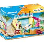 Playmobil Bungalow With Pool, 4 Years And Above 70435 4008789704351