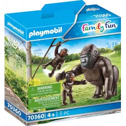 Playmobil Gorilla With Babies 70360 4008789703606