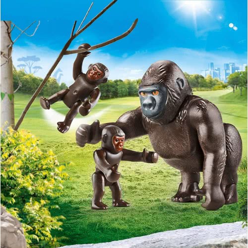 Playmobil Gorilla With Babies 70360 4008789703606