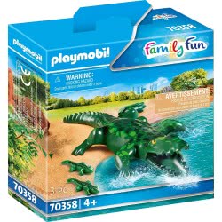 Playmobil Alligator With Babies 70358 4008789703583