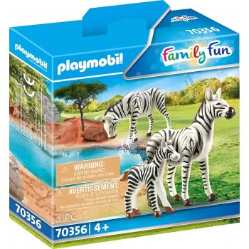 Playmobil Zebras With Foal 70356 4008789703569