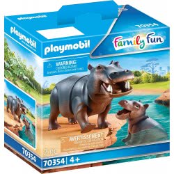 Playmobil Ιπποπόταμος Με Το Μικρό Του 70354 4008789703545