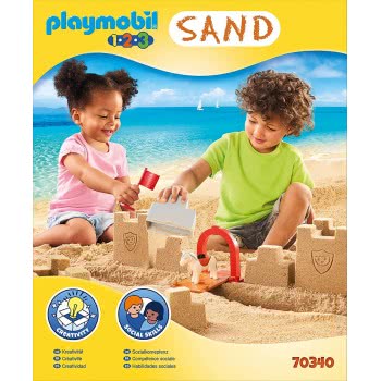 Playmobil Knights Castle Sand Bucket For 18+ Months 70340 4008789703408