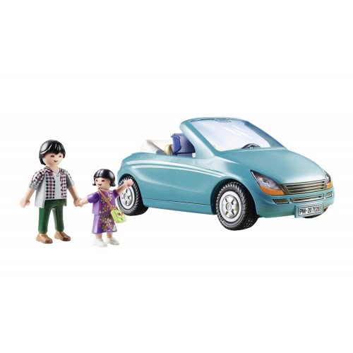Playmobil Father And Child With Convertible 70285 4008789702852