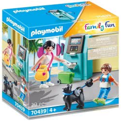 Playmobil Tourists With ATM 70439 4008789704399