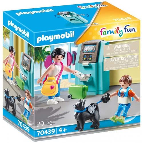 Playmobil Tourists With ATM 70439 4008789704399
