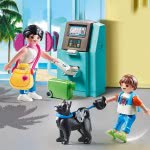 Playmobil Tourists With ATM 70439 4008789704399