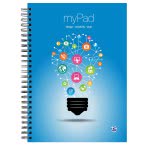 A&G PAPER Τετράδιο Σπιράλ Β5 4Θεματα 120Φ Mypad 015103-ANG055 5203296151035