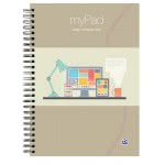 A&G PAPER Τετράδιο Σπιράλ Β5 4Θεματα 120Φ Mypad 015103-ANG055 5203296151035
