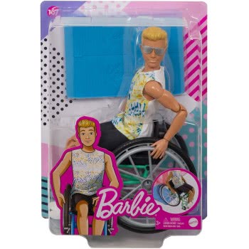Mattel Barbie Ken Fashionistas 167 With Wheelchair And Ramp GWX93 887961949926