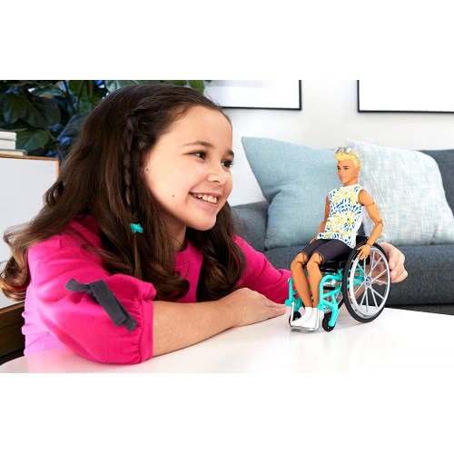 Mattel Barbie Ken Fashionistas 167 With Wheelchair And Ramp GWX93 887961949926