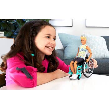 Mattel Barbie Ken Fashionistas 167 Με Αναπηρικό Αμαξίδιο GWX93 887961949926