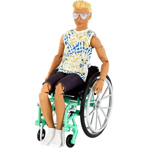 Mattel Barbie Ken Fashionistas 167 With Wheelchair And Ramp GWX93 887961949926