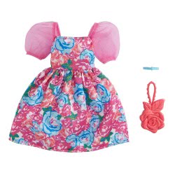 Mattel Barbie Fashion Pack With Floral Dress GWD96 / GRC00 887961900583