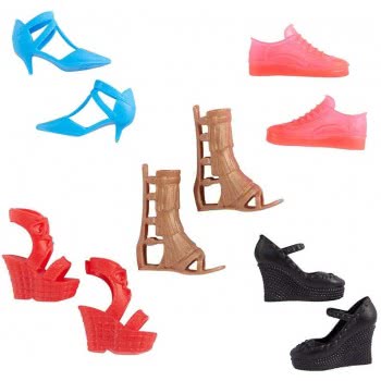 Mattel Barbie Fashion Pack Shoes Παπούτσια GWB14 / GXG02 887961955835