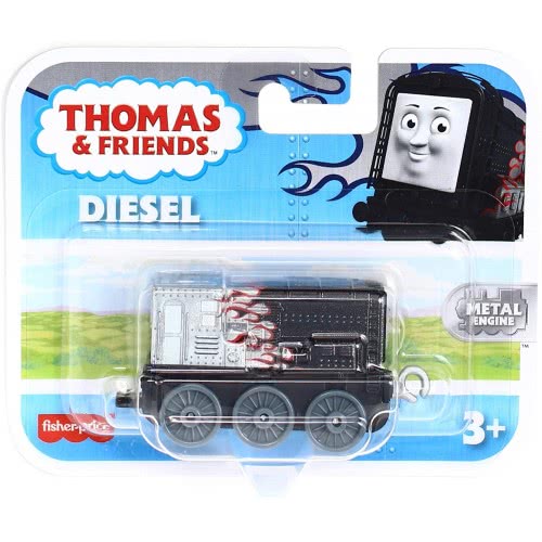 Mattel Thomas And Friends Die-Cast Engine, Silver Metallic Flame Diesel GCK93 / GYV64 887961980424