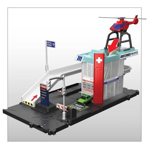 Mattel Action Drivers Helicopter Rescue Playset GVY82 / GVY83 887961935615