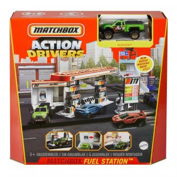 Mattel Action Drivers Fuel Station Playset Μικρά Σετ Δράσης GVY82 / GVY84 887961935622
