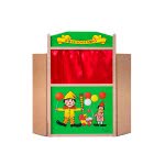 AK TOYS Σκηνή Για Κουκλοθέατρο Σε 2 Χρώματα (Μπλε Ή Πράσινο) 002 5203249000021