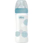 Chicco Well Being Nature Glass Bottle Silicone 240Ml 0M+ A50-28721-20 8058664129942