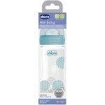 Chicco Well Being Nature Glass Bottle Silicone 240Ml 0M+ A50-28721-20 8058664129942