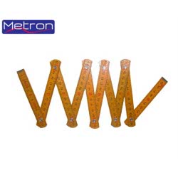 Metron Μέτρο Σπαστό Ξύλινο 1 Μέτρο 7.22555 6923936608970