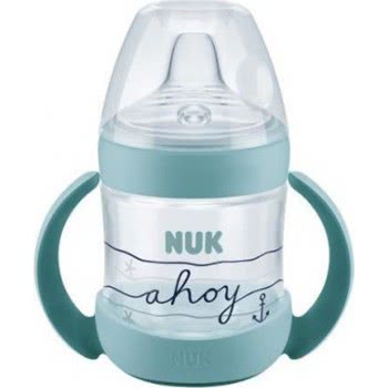 NUK Beach Μπιμπερό Nat.Sense PP 150Ml Εκπαιδ. Με Στόμιο Σιλικόνης K 2 Λαβές 6-18M 10215271 4008600323112