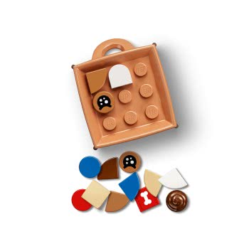LEGO Bag Tag Dog 41927 5702016915020