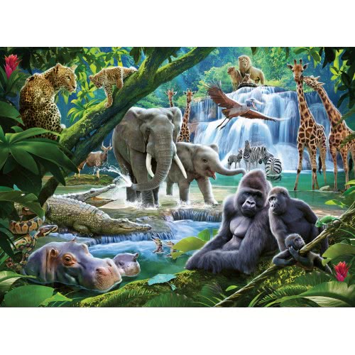 Ravensburger 100Xxl Pcs Puzzle Jungle 12970 4005556129706