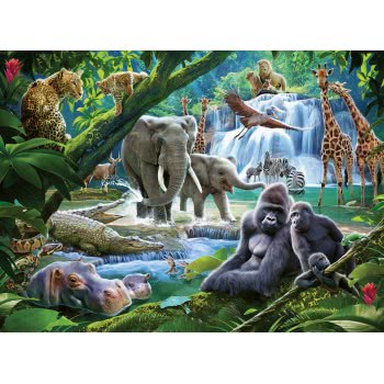 Ravensburger 100Xxl Pcs Puzzle Jungle 12970 4005556129706