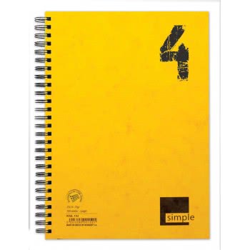 A&G PAPER Τετράδιο Σπιράλ Α4 1Θεμα 30Φ Simple 014578-ANG055(13282) 5203296001415