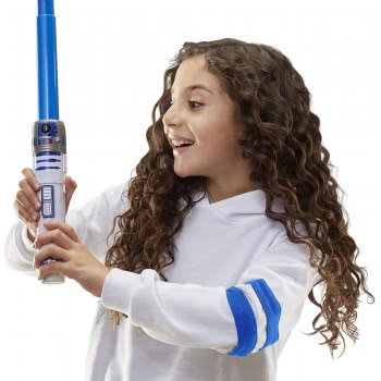 Hasbro Star Wars Lightsaber Squad R2-D2 Extendable Blue Lightsaber F1037 / F1040 5010993777853
