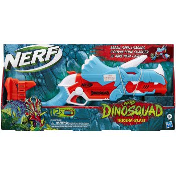Hasbro Nerf Dinosquad Tricerablast 12 Βελάκια Nerf F0803 5010993805082