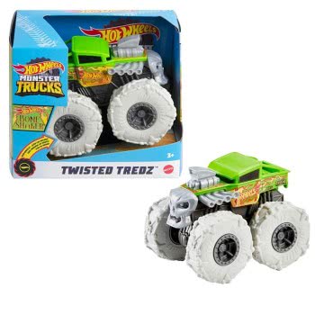 Mattel Hot Wheels Monster Trucks Twisted Tredz Bone Shaker Vehicle GVK37 / GVK38 887961928341