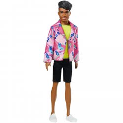 Mattel Barbie Ken 60Th Anniversary Doll - Throwback Rocker Look Neon Top GRB41 / GRB44 887961899955