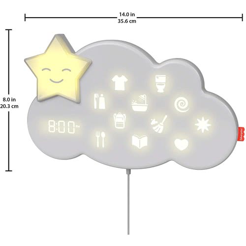 Mattel Lumalu Sleep Assistant, Music Box And Noise Generator For Babies And Bedtime GWM53 887961943023