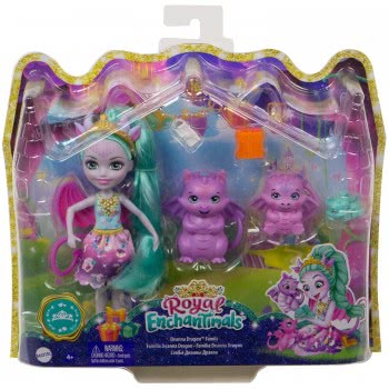 Mattel Enchantimals Royals - Κούκλα Και Οικογένεια Δράκοι GYJ09 887961972696