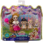 Mattel Enchantimals- Royal Brystal Bunny Family Doll, Purple GYJ08 887961972689
