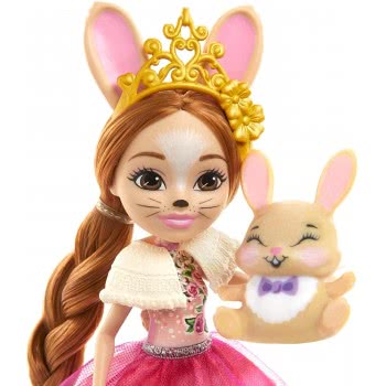 Mattel Enchantimals- Royal Brystal Bunny Family Doll, Purple GYJ08 887961972689