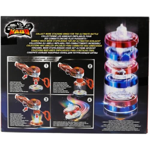Auldey Toys Infinity Nado V Stackable – Deluxe Edition Fiery Dragon 634400H / 634402H 6911400392548