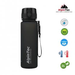 AlpinTec Παγούρι Style 500Ml Black Μαύρο S-500BL 4891321280716