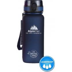 AlpinTec Water Canteen 650Ml Trek Blue Bra Free T-750DB 4891327837259