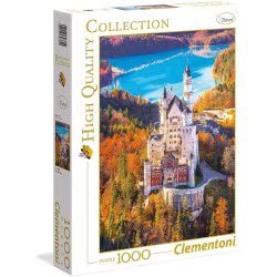 Clementoni Puzzle High Quality Schloss Neuschwanstein, 1000 1220-39382 8005125393824