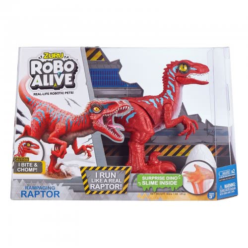 ZURU Robo Alive Raptor Egg Slime - 2 Design 1863-25289 4894680010666