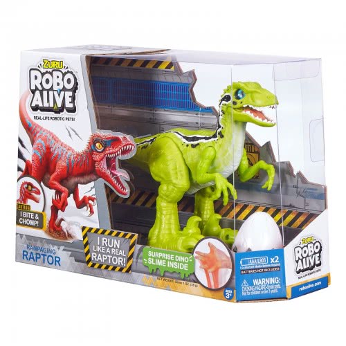 ZURU Robo Alive Raptor Egg Slime - 2 Design 1863-25289 4894680010666