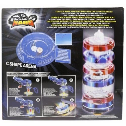 Auldey Toys Infinity Nado V Stackable – Deluxe Battle Set Arena Ares Wings Vs Fiery Dragon 634806Η 6911400392579