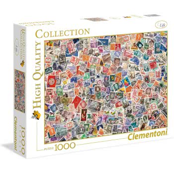 Clementoni Παζλ Quality Collection Γραμματόσημα 1000 Τμχ 1220-39387 8005125393879